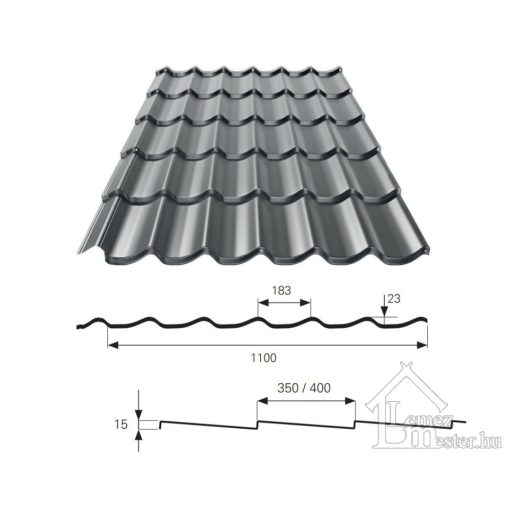 ALFA 15 cserepeslemez 0 5 mm Trap zlemez cserepeslemez s